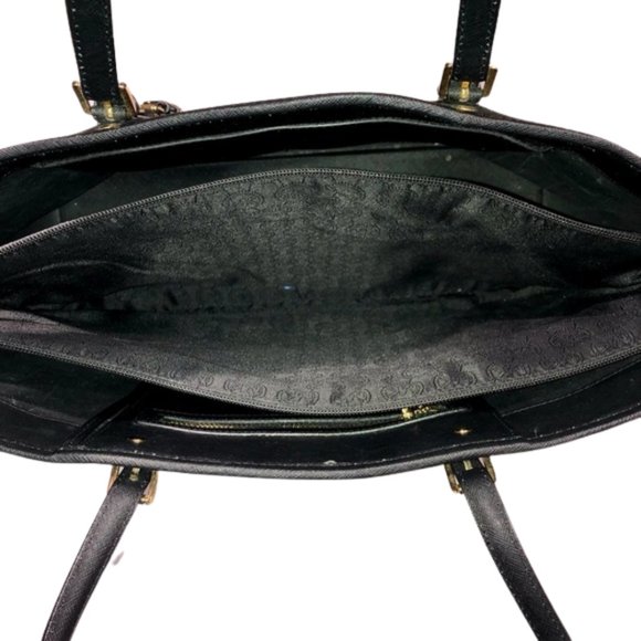 Michael Kors Jet Set Medium Saffiano Leather Top Zip Tote - Picture 7 of 12